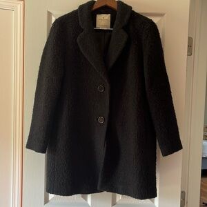 Kate spade black peacoat jacket small